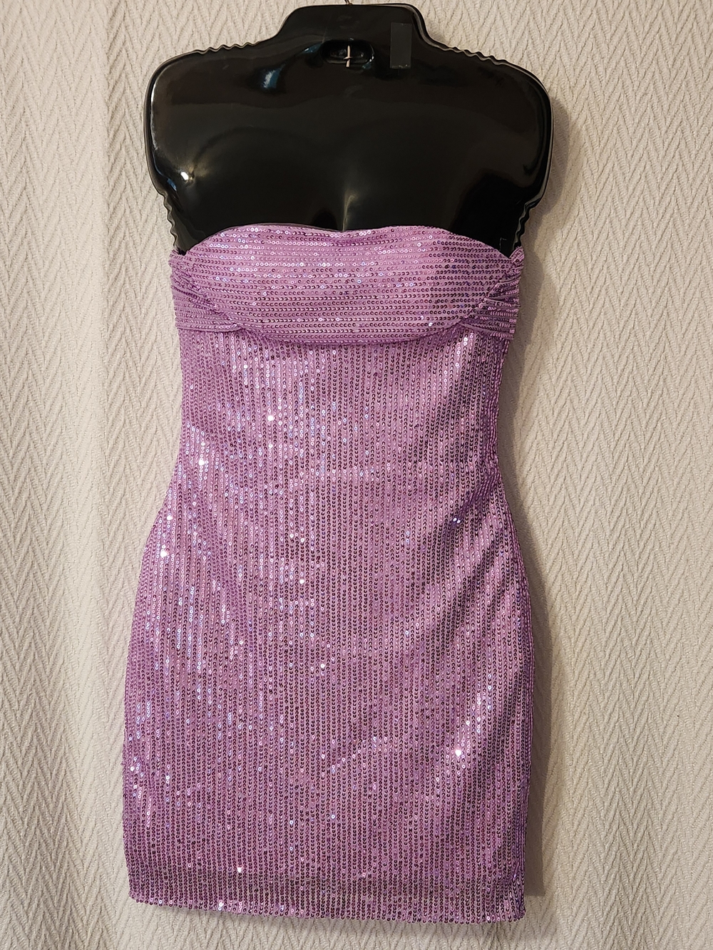 NEW Strapless Sequin Mini Dress in PINK size 2